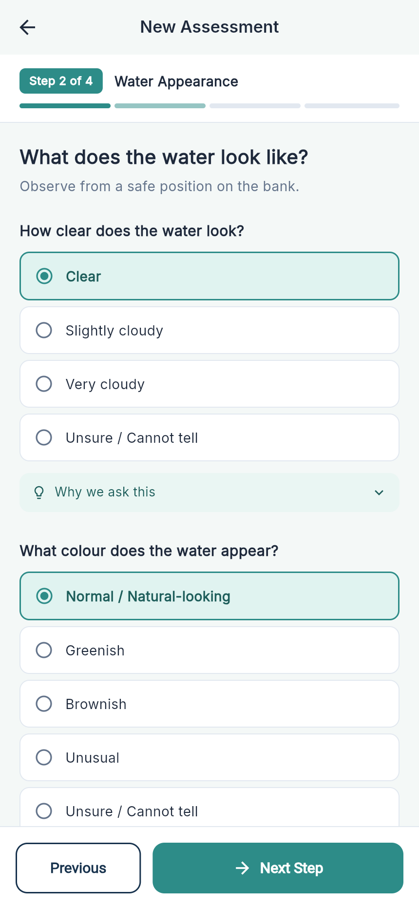 Step 2 Appearance Screenshot